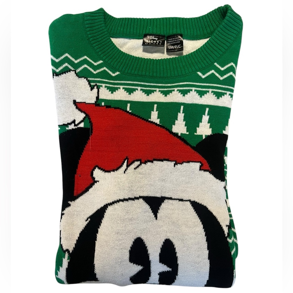 Disney Mickey Mouse‎ Christmas Ugly Holiday Sweater - Picture 8 of 10